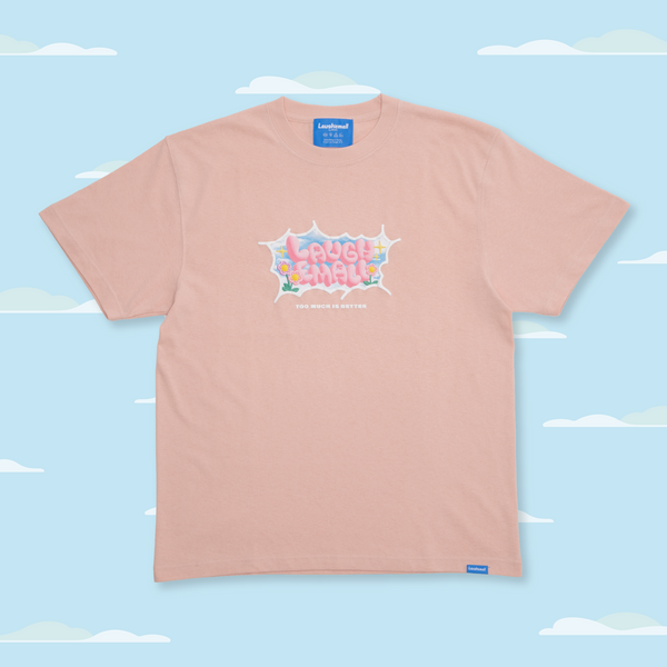 MOKO2 WINDOW SS TEE : OFF PINK