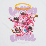 MULTIVERSE PINKY GELA SS TEE : WHITE