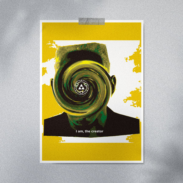 THINK ART POSTER : yellow