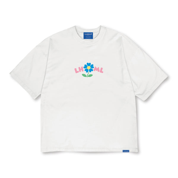 LATE BLOOM SS Tee : white