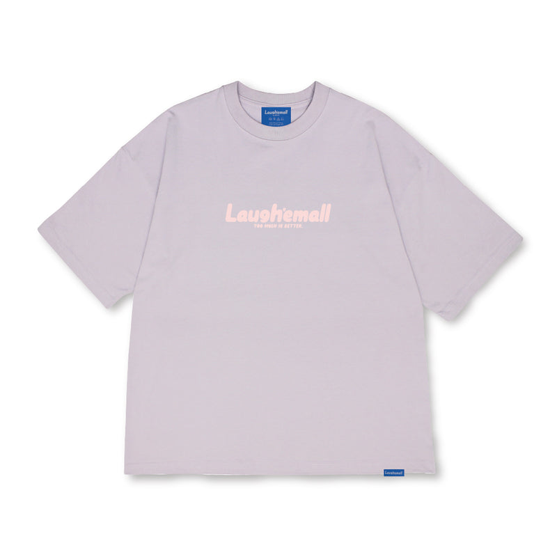 BASIC LOGO SS Tee : smoke purple