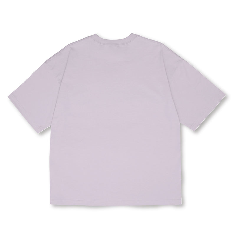 BASIC LOGO SS Tee : smoke purple