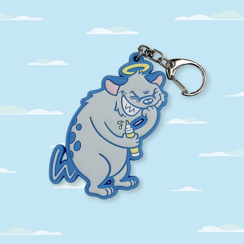 RUBBER KEYCHAIN - GELA(Heehehe!)